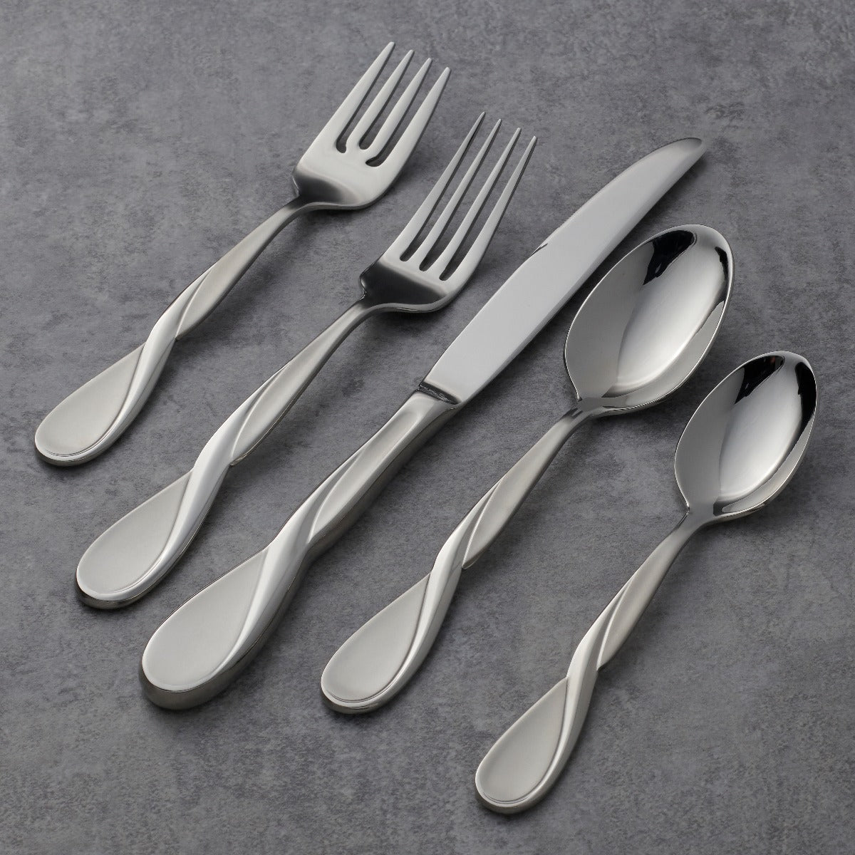 Aquarius Satin 5 Piece Place Setting - image 2